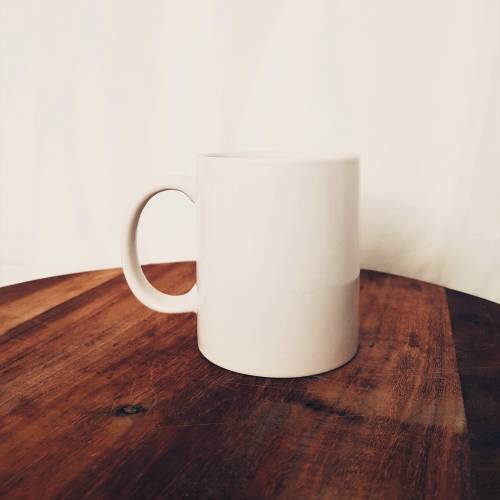 Coffee Mug, White Crockery 290ml